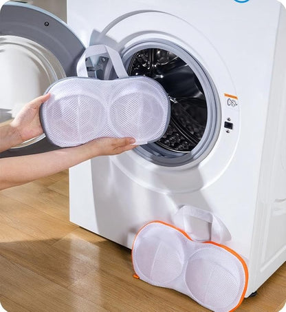 4Pcs Bra Mesh Laundry Bags for Delicates with Premium Zipper Bra Washing Bag for Laundry，Lingerie Bags for Washing Delicates underwear Support Frame Design,integrated washing and care