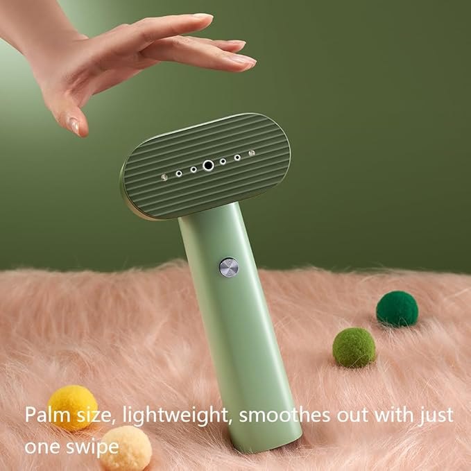 G6 Pro Smart Handheld Steamer for Clothes – Global Voltage Adaptation(100-240V), Palm-Sized & Lightweight (0.8lb), Easy Wrinkle Remover, Auto Shut-Off, Travel & Home Double Use (Green)