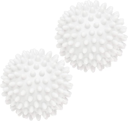 Laundry 360 2 Pack Dryer Balls | Reduces Drying Time | Reduces Static | Softens Clothing | Laundry Accessories | Assorted Colors |