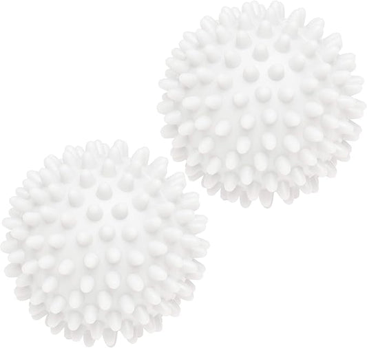 Laundry 360 2 Pack Dryer Balls | Reduces Drying Time | Reduces Static | Softens Clothing | Laundry Accessories | Assorted Colors |