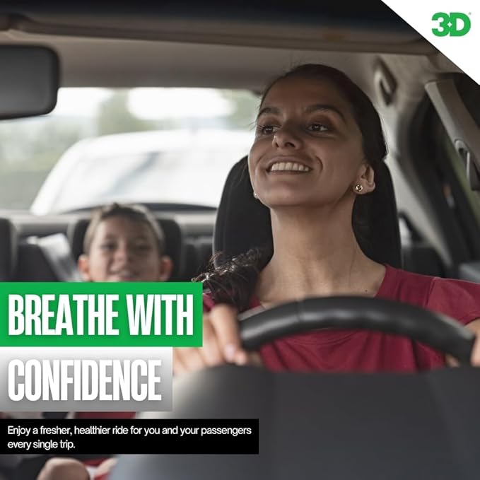 3D Odor Eliminator, GLW Series | Ultra Powerful Air Freshener | Long Lasting Odor Relief | Neutralizes Unwanted Smells | Fresh Scent | DIY Car Detailing (64 Oz) (64OZ)