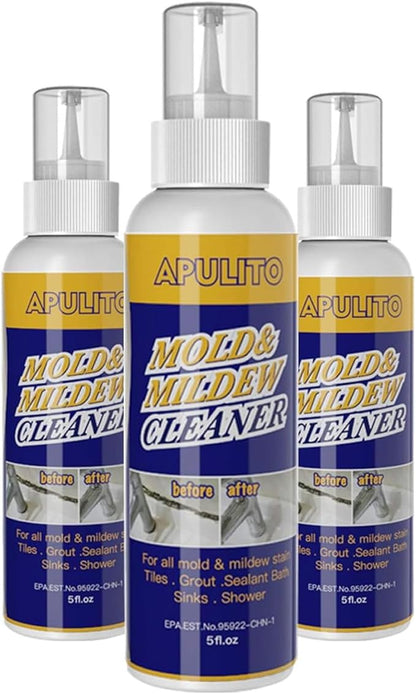 APULITO Household Cleaner Gel for Stains – Long-Lasting Bathroom, Kitchen, Sink & Tile Shower Stain Cleaner 5oz-3Pack