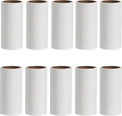 Lint Roller Refills,Extra Sticky Lint Roller Replacement Refills Only, Inside Diameter 1.5 inch, 60 Sheets per Roll (Pack of 10, Total 600 Sheets, 4 inch)