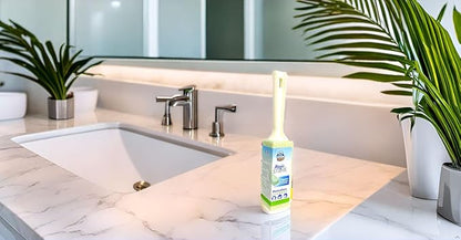 Compac's Magic-Stone Porcelain Cleaning Stick - Toilet Bowl Cleaner, Advanced Green Technology, Handy Toilet Cleaner Easily Scrubs/Removes Stubborn Lime Stains from Porcelain or Bathroom Fixtures (1)