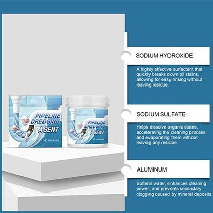 Sink Unblocker | 200 g of Powerful Unclogging Agent | Unclogging Agent | for Kitchen Bathroom Shower and Pipes