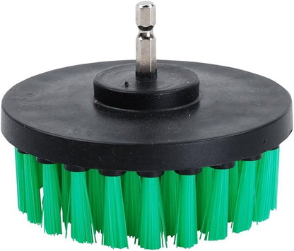 HIFROM Drill Brush - 4 inch Power Drill Attachment Medium Duty Scrubbing Stiffness Scrub Cleaning Brush for Bathroom Surfaces Tile Grout Showers Hard Water Stains Rust Mineral Marble Grout