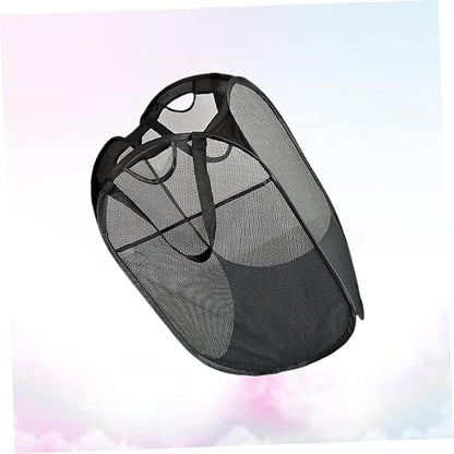 Levemolo Square Laundry Basket Folding Storage Basket for Clothes Black Laundry Hamper Rolling Wheels Capacity