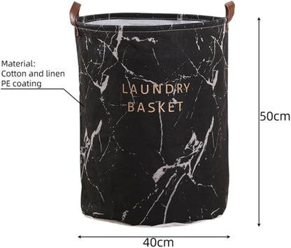 1PC Folding Laundry Basket Round Storage Bin Bag Large Hamper Collapsible Clothes Toy Basket Bucket Organizer Large Capacity