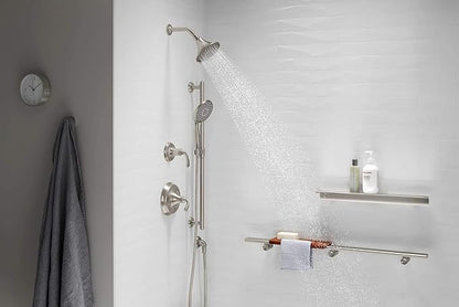 KOHLER 22165-G-BV Forte Multifunction Handshower, Handheld Showerhead with 3 Spray Settings, 1.75 GPM, Vibrant Brushed Bronze