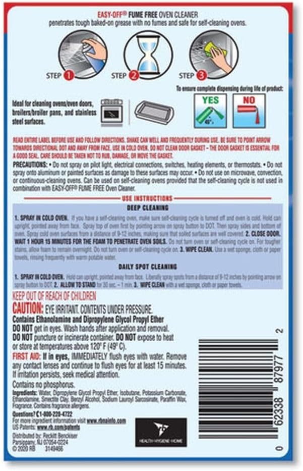 EASY-OFF® Fume Free Oven Cleaner REC 87977