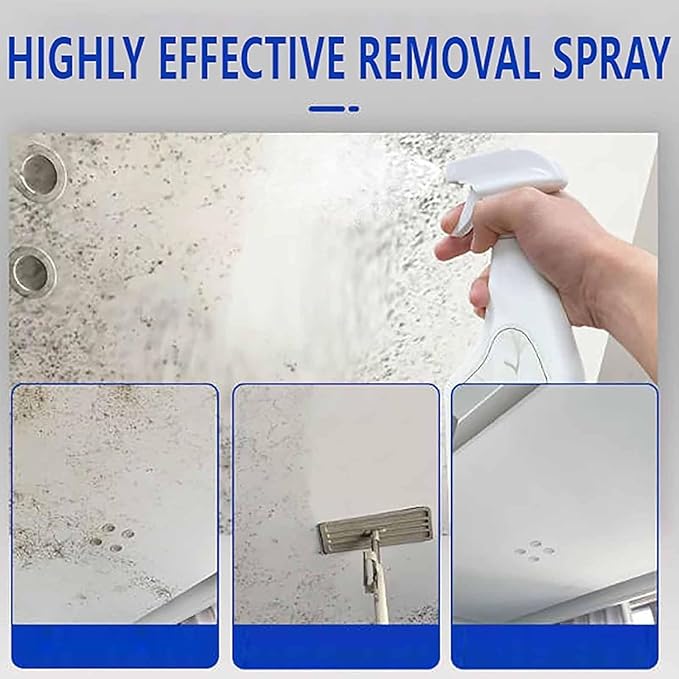 Fast Acting Anti Wall Cleaner Spray, New 8oz Highly Painted Effective Wall Stain Remover, Dust Removal Foam, Multi-Surface Use, Long-Term Protection without Damaging for Bathrooms, Kitchens (3PCS)