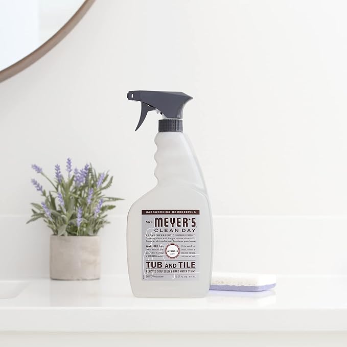 Mrs. MEYER'S CLEAN DAY Tub and Tile Cleaner, Lavender, 33 Fluid Ounce