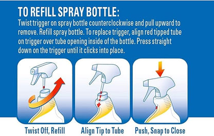 Formula 409 Multi-Surface Spray Cleaner, Lemon Scent, 22 Ounces, Pack of 3