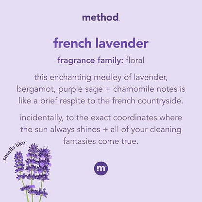 Method All-Purpose Cleaner Spray, French Lavender, Perfect for Most Counters, Tiles and More, 28 Fl Oz, (Pack of 2)