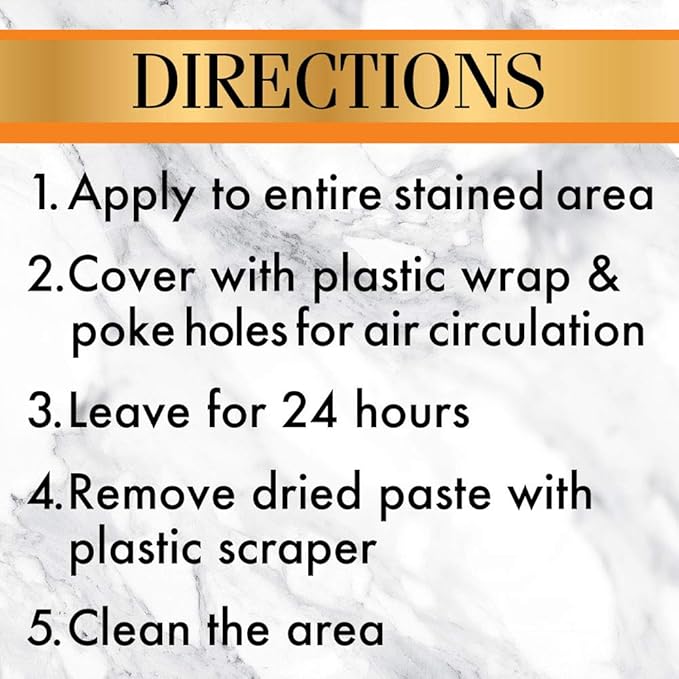 Stone Care International Stone Stain Remover - 10 Ounce - Stain Remover for Food, Coffee, Red Wine, Ink, Mildew, Oil Stains