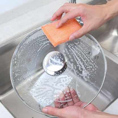 Multi-Purpose Scouring Pads by Scrub-It/Non- Scratch Cleaning for Pots, Pans, Dishes, Utensils & Non-Stick Cookware - Sponge Use for Kitchen, Bathroom (12)