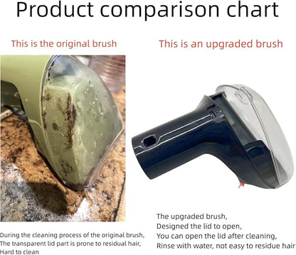 Upgraded 5.3in 1400B Little Green Machine Multi-Purpose Tools Brush detachable Replacement Parts Compatible with bissell 1400B 3194 3353 2458 3588F 1425 Tough Stain Brush Tool Attachments (Black 1+3)