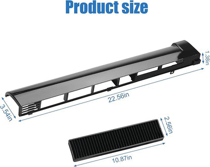MDX61912701 Microwave Vent Grille Replacement Compatible with LG Microwave Vent Kit，Replaces Microwaves Parts AP5202555, 2119394, AH3535252, EA3535252, Come with Microwave Filter 5230W1A003A