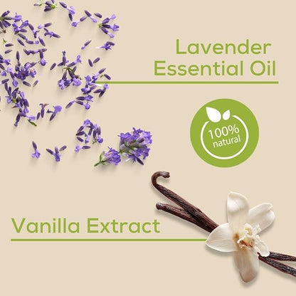 Scent Fill 100% Natural Lavender Vanilla Plug in Air Freshener, Scented Oil Refills, 2 Refills + Diffuser