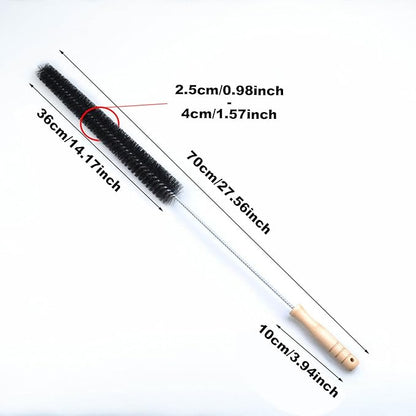 Crevice Cleaning Brush Set,Dryer Vent Trap Cleaner Kit,Flexible lint Remover, Long Coil Brush for Refrigerator Bathroom Kitchens Window Track (1pc)