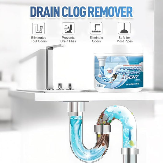Sink and Drain Cleaner, 2026 New Pipeline Cleaning, Powerful Unclog Sink Drain Cleaner, for Kitchen Bathroom Sinks, Tubs Pipe Cleaning Tool (1pcs)