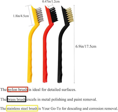 TuTuYa 11PCS Crevice Cleaning Brush Set, Deep Cleaning Groove Gap Cleaning Tool Ideal for Kitchen, Bathroom, Tiles, Corner, Grout, Sink, Faucet, Cup, Teapot, Bottle, Blender