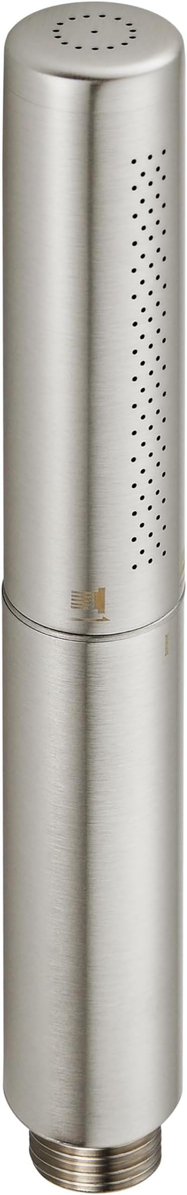Heyalan Hand Held Shower Wand, High Pressure Handheld Head with Strong Flow, Luxury Spray for Bathroom,Dual Function,Brushed Nickel