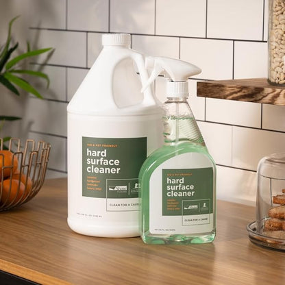 Shaw Floors Hard Surface Cleaner- 128 Fl Oz - Refill for Spray Mops and Spray Bottles - Ideal for Hardwood, Vinyl, Ceramic, Glass, Countertops, and MORE | Makes 4 (32oz) bottles