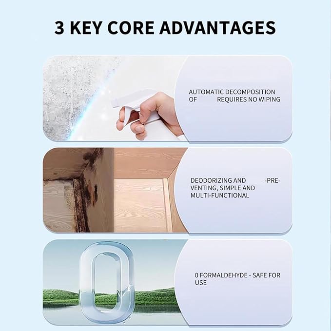 Highly Effective Removal Spray, Fiell Wall Remover, Multi-Surface Cleaning Solution, Dirt, Dust And Stain Remover, for Wood, Tile, Fabric, Bathrooms, Kitchens (2)