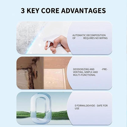 Highly Effective Removal Spray, Fiell Wall Remover, Multi-Surface Cleaning Solution, Dirt, Dust And Stain Remover, for Wood, Tile, Fabric, Bathrooms, Kitchens (1)