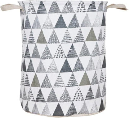 1PC Folding Laundry Basket Round Storage Bin Bag Large Hamper Collapsible Clothes Toy Basket Bucket Organizer Large Capacity
