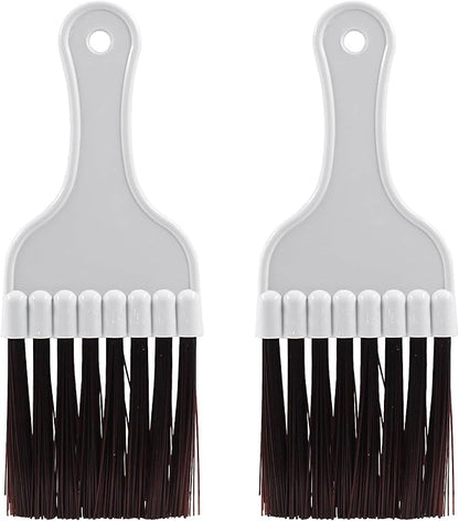 2 Pcs Brown Air Conditioner Condenser Cleaning Brush Ac Coil Cleaner Brush HVAC Refrigerator Coil Cleaning Brush