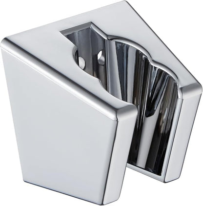 Hand Shower Bracket with Two Slot, Aomasi Bathroom Shower Head Hose Hanger Sprayer Handle Holder Wall Mount Chrome