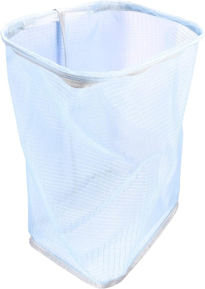 Laundry Basket Wall-mounted Folding Nylon Iron Easy Clean Storage for Bathroom Clothes Organizer