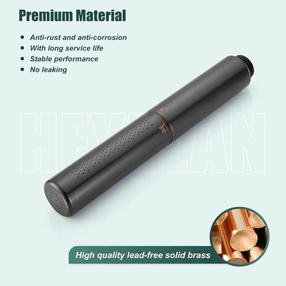 Heyalan Hand Held Shower Wand, High Pressure Handheld Head with Strong Flow, Luxury Spray for Bathroom,Dual Function,Oil-Rubbed Bronze
