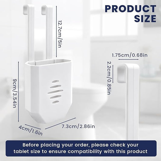 Toilet Tank Cleaning Tablet Holder, Toilet Tank Bleach Tablet Bracket, Toilet Tank Cleaner Caddy