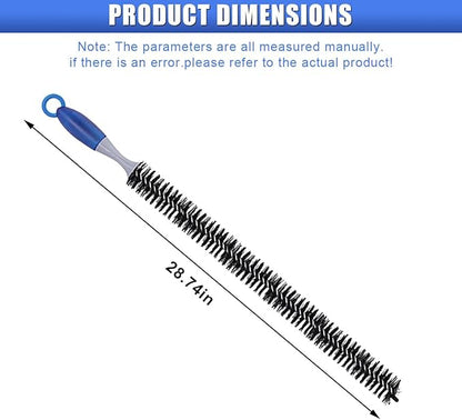 Long Handle Car Engine Cleaning Brush, Hard Bristle Automotive Wash Brushes, Flexible Bendable Vehicle Detailing Brush for Car Radiator Dryer Vent, Engine Oil Residue (1PC)