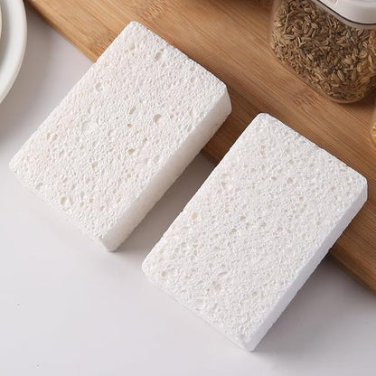 24 - Pack Non-Scratch Scrub Sponges - Sponges for Dishes and Washing Dishes, Cleaning Sponges for Kitchen Home and More（Black&White）