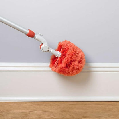 OXO Good Grips 3-in-1 Extendable Microfiber Long Reach Duster with Interchangeable Heads, 8 ft