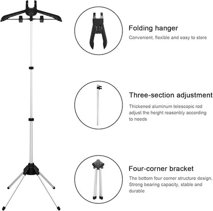 Garment hanger for steaming clothes,Steam rack for clothes,Handheld garment steamer rack,Clothes hanger for steam ironing,Steam stand clothes,Steamer pole,Steamer Hanger standing, steam iron stand