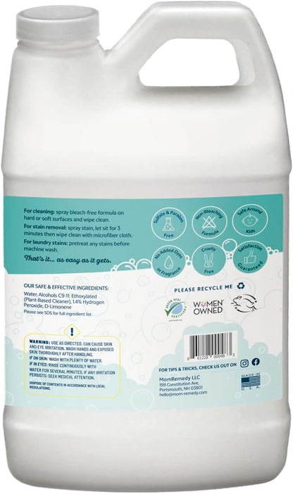 MOMREMEDY Hydrogen Peroxide All Purpose Cleaning Spray | Multipurpose Home Cleaner | Fabric and Laundry Stain Remover | All Surface Kitchen and Bathroom | Non Toxic