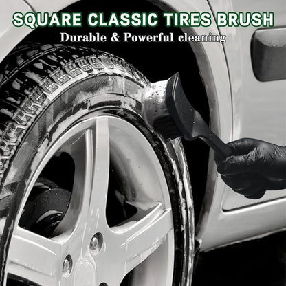 Carpet Cleaning Brush, Car Cleaning Brush, Tire Brush Wheel Cleaner, Universal Soft Bristle Car Wash Brush Short Handle Tire Cleaner Car Accessories for Car Interior Exterior and Home