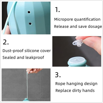 Toilet Cleaner,Toilet Bowl Cleaners Gel Bottle Kit, Automatic Toilets Bowl Cleaning Bottle With Odor Removal,Concentrated All-Purpose Stain Fighter Keep,Deep Clean Agent Tablets Block (1 PCS)