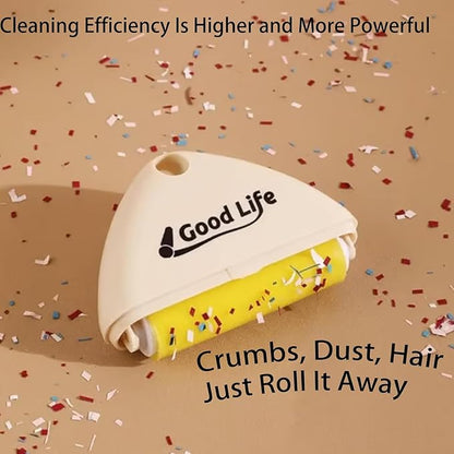 Good Life Lint Roller, Portable Washable Lint Roller, Washable Reusable Lints Rollers for Pet Hair Extra Sticky, Lints Remover for Clothes, Travel, Fur, Hair, Dust, Thread, Grime & Pet Hair (8pcs)