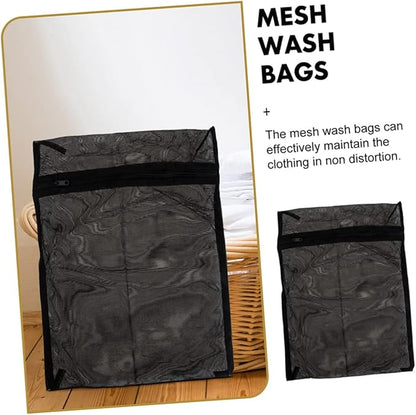 CHILDWEET Mesh Laundry Bags with Zipper 8-Pack Delicates Washing Bags for Travel Storage and Clothes Organizing Protects Bras Socks Underwear in Washing Machine
