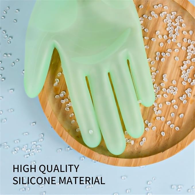 vodvob reusable silicone gloves, finger protectors for epoxy resin casting DIY crafts, household cleaning gloves