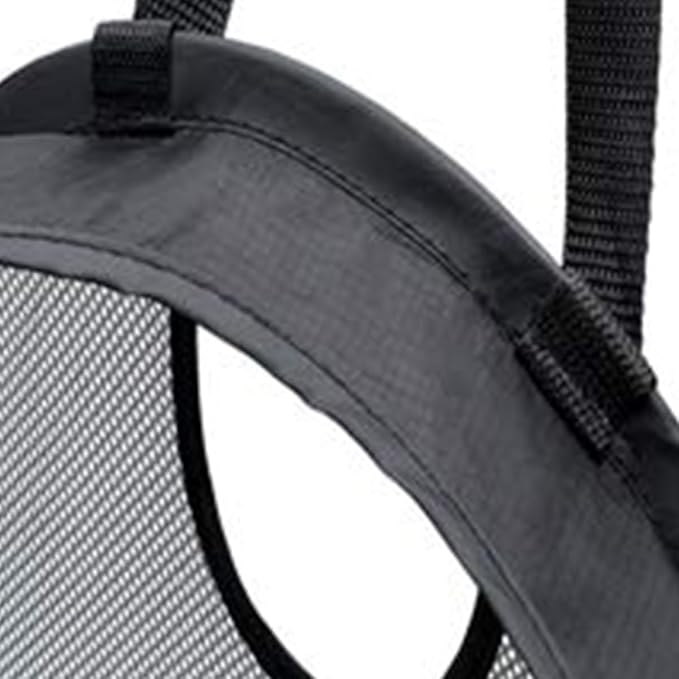 KOMBIUDA Collapsible Laundry Basket Square Folding Clothes Hamper for Dirty Clothes Storage Eco-friendly Material Capacity Organizer for Home and Black