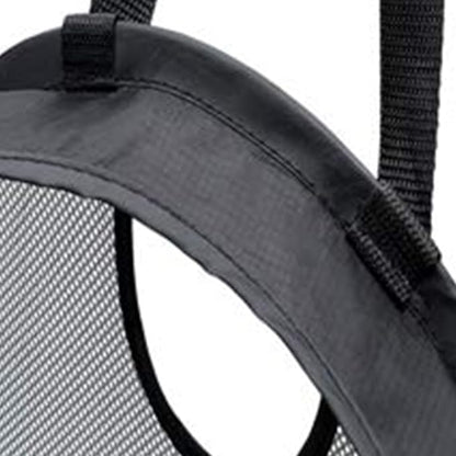 KOMBIUDA Collapsible Laundry Basket Square Folding Clothes Hamper for Dirty Clothes Storage Eco-friendly Material Capacity Organizer for Home and Black