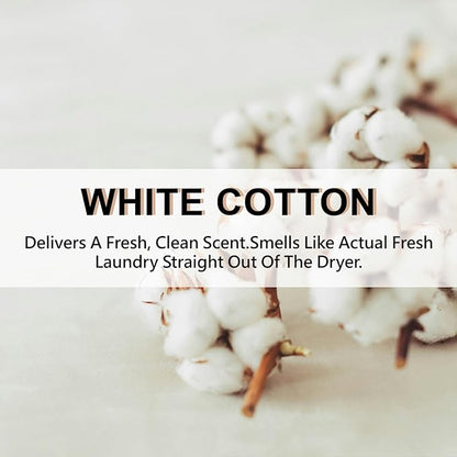 ROSE COTTAGE Large 12 Packs White Cotton Hanging Closet Deodorizer Air Freshener Long Lasting Scented Sachets Smell Goods for House