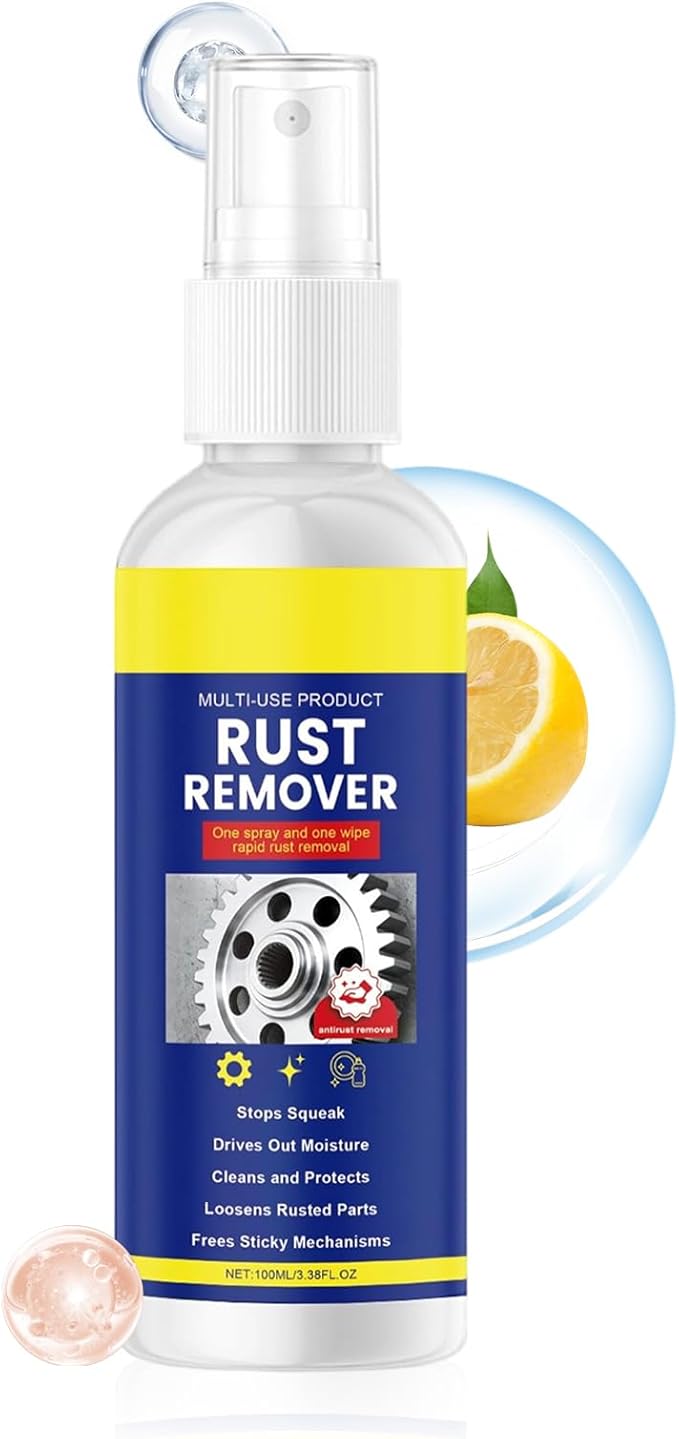 Rust Remover Cleaner – Multi Purpose Metal Cleaner, Stain Removal and Shine Agent | Cleaning Accessory For Daily Rust Prevention Care Maintenance